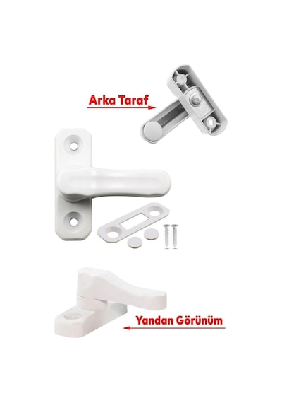 Bebek Güvenlik Çocuk Pimapen Pvc Kapı Pencere Emniyet Koruma Kilidi Mandalı Cam Kilidi