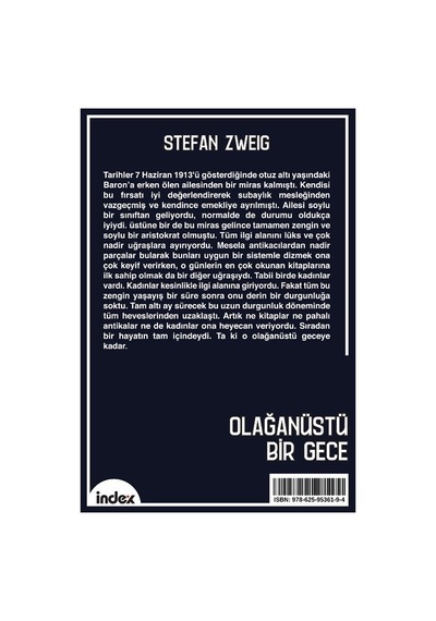 Olağanüstü Bir Gece Yeni Çeviri / Stefan Zweig