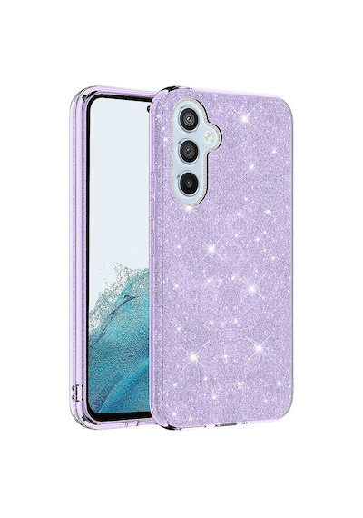 Samsung Galaxy Uyumlu A14 Kılıf Zore Parıltılı Simli Shining Silikon
