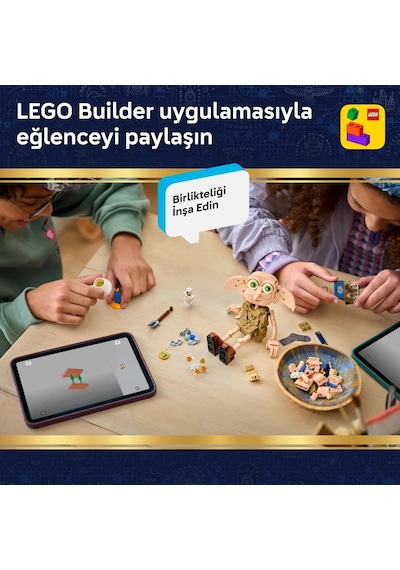 LEGO® Harry Potter™ Özgür Ev Cini Dobby™ 76469 - 8 Yaş ve Üzeri Çocuklar için Aksesuarlar İçeren Oyuncak Yapım Seti (379 Parça)