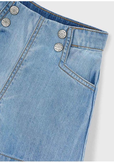 Kız Çocuk Denim Bermuda Mavi 3224 Mavi