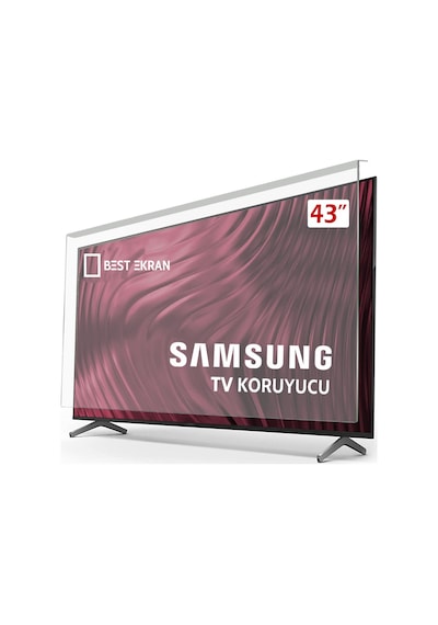 Bestekran Samsung Uyumlu 43TU8500 TV Ekran Koruyucu 43" İnç 108 Cm