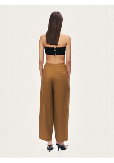 Nocturne Cep Detaylı Baggy Pantolon N26yn3473 Camel
