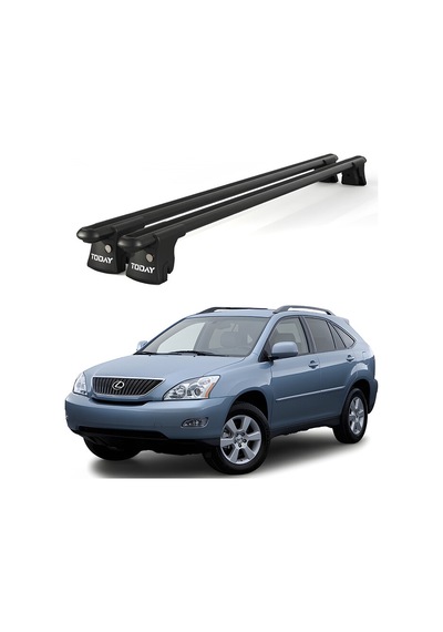Trio-ı Lexus Rx 2003-2009 Uyumlu Siyah Kilitli Ara Atkı 120cm Port Bagaj Tavan Barı