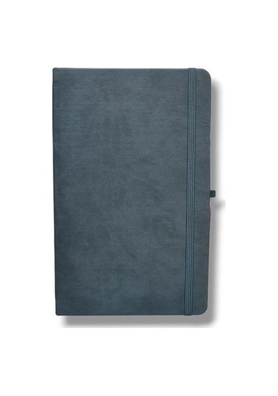 Tarihsiz 13x21 Gri Çizgili Defter İvory Kağıt Diğer