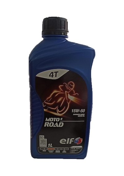 Moto 4 Road 15W-50 Sentetik 1 L Elf Motosiklet Yağı