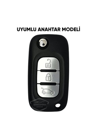 Renault Fluence Megane Clio Kangoo Master Modus Twingo Uyumlu Silikon Anahtar Kılıfı Oto Anahtar Kabı Darbe Emici Anahtarlık Koyu Titan Gri 00 Şüscaroto Aksesuar
