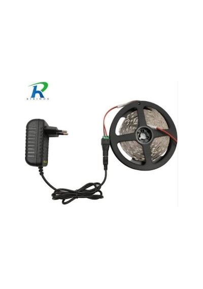 5 Metre Yeşil 3 Çipli Hazır Şerit Led Seti Tak Kullan 12v Traf
