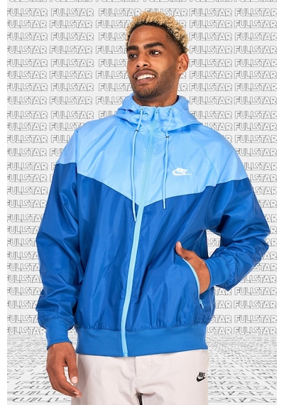 Nike Sportswear Windrunner Jacket Blue Navy Kapüşonlu Erkek Ceketi Mavi Lacivert