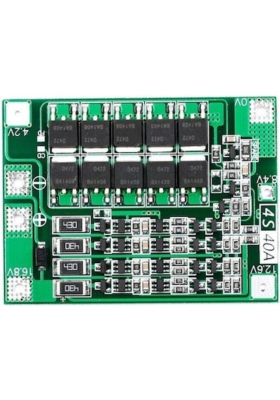 Gözelerelektronik-4S 40A Bms Batarya Koruma Kartı