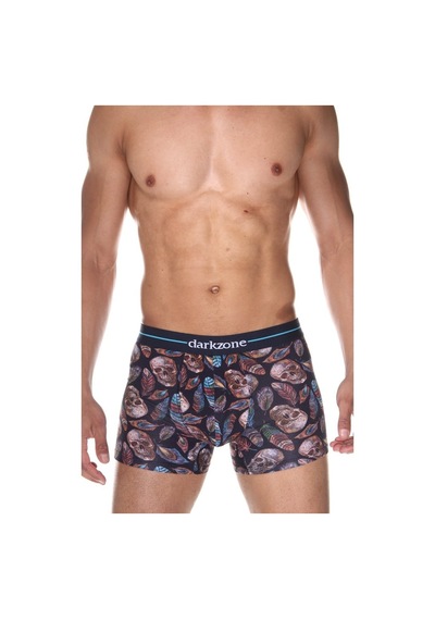 Darkzone Kurukafa Desenli Erkek Boxer (Dijital Baskılı) - Dzn2065 Çok Renkli