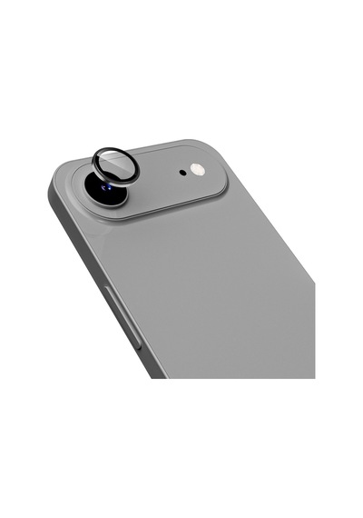 Apple Uyumlu iPad iPhone 17 Air Zore Mikro Kamera Lens Koruyucu Gri