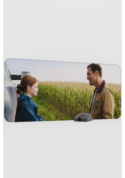 Interstellar Yıldızlararası Nolan V2 90x40 Xxl Gaming Kauçuk Kaymaz Taban Mouse Pad Fare Altlığı
