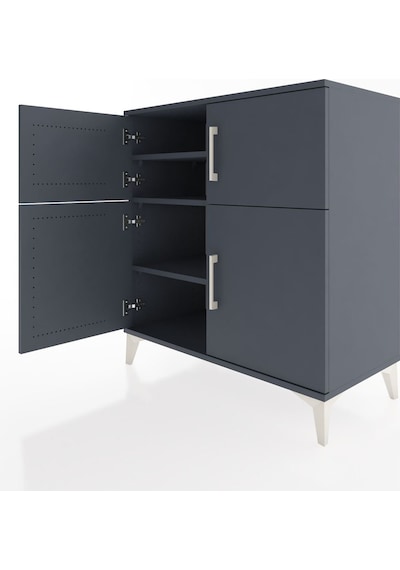 Hyperion Şifonyer 3 Raflı 4 Kapaklı 88x44x96 Antrasit-antrasit Antrasit Hyperion Şifonyer 3 Raflı 4 Kapaklı 88x44x96 Antrasit-antrasit Antrasit