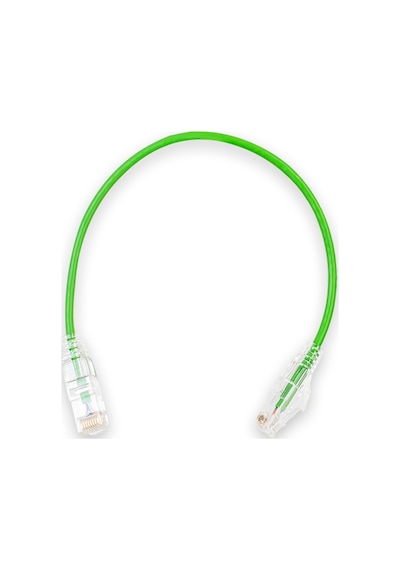 0.3M Cat6 U/Utp Pvc Cm Ince Patch Kablo Yeşil