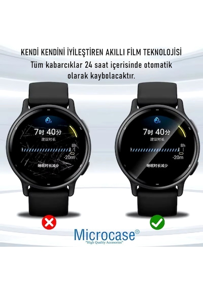 Samsung Galaxy Watch 8 44mm İle Uyumlu Tpu Ekran Koruma Filmi - Ekm109
