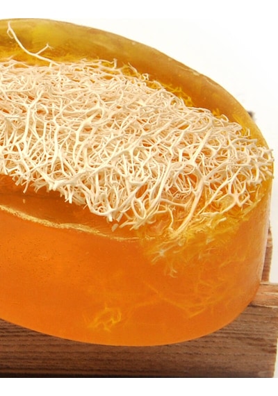 Kabak Lifli El Yapımı Doğal Mango Sabunu 120 G x 3 Adet
