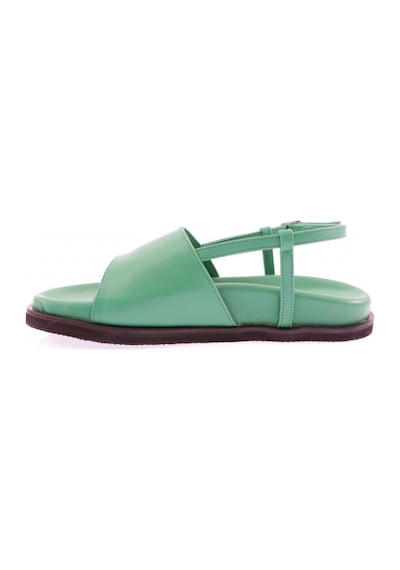 Dgn 3015-23y Kadin Kalin Bantli Sandalet 3015-2261-R1938 Yeşil