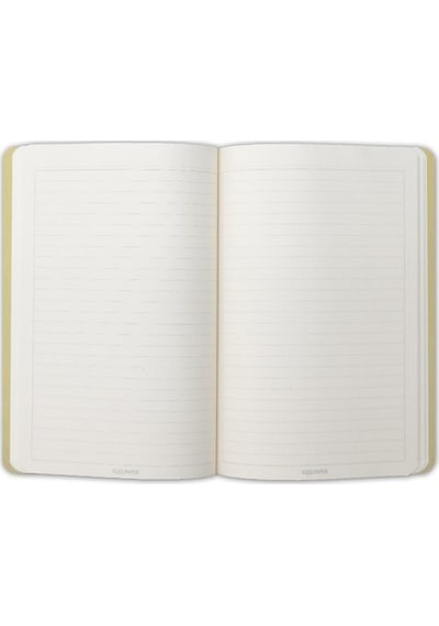 Ela's Paper Leopar Notes Çizgili Defter Gri