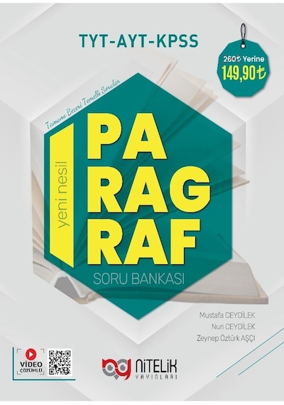 Tyt - Ayt - Kpss Yeni Nesil Paragraf Soru Bankası Nitelik
