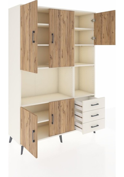 Hyperion Dolap 9 Raflı 3 Çekmeceli 5 Kapaklı 132x44x195 Aytaş... Aytaşı Hyperion Dolap 9 Raflı 3 Çekmeceli 5 Kapaklı 132x44x195 Aytaş... Aytaşı