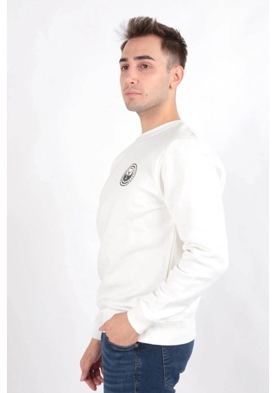 Cazador Erkek Sweatshirt Ekru 5140 25ke90000060 E90011 Ekru
