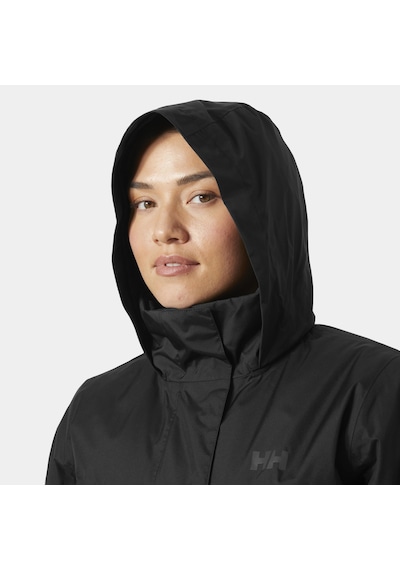 Helly Hansen W Vancouver Ins Kadın Yağmurluk Mont-31321 Siyah