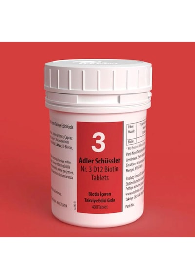 Adler Schüssler Nr.3 Biotin 400 Tablet