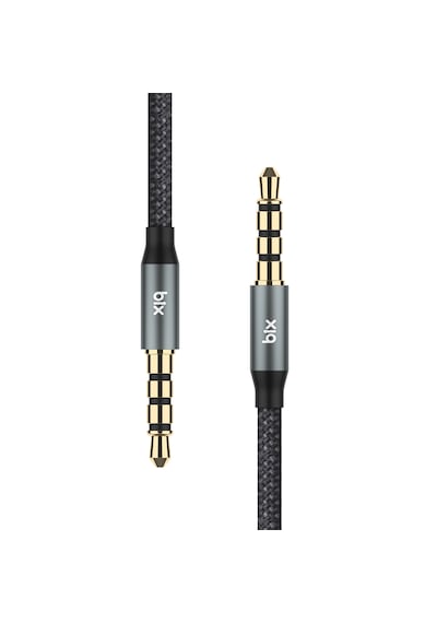 Bix BXAU3C Hi-fi 3.5 Mm Jack Örgülü Aux Ses Kablosu 2 M