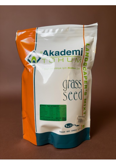 6a Hybrid Çim Tohumu Karışımı 1 Kg Dayanıklı Peyzaj Tipi 1 Paket