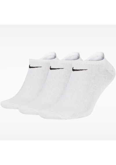 Nike Value No Show Ulightweight Unisex Sock 3 Lü Soket Çorap Beyaz