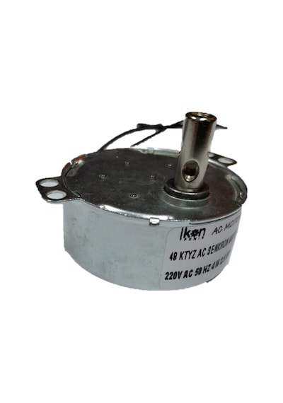 İKON TEKNİK ASENKRON MOTOR TYC 50 4 Watt 2.5 RPM 220 Volt CW/CCW ÇİFT YÖNLÜ ŞÖMİNE ÇEVİRME MOTORU