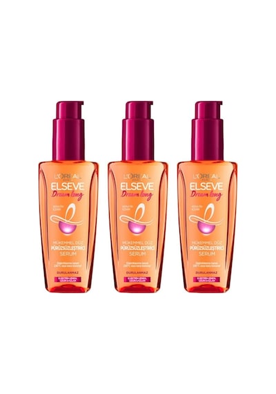 Elseve Loreal Paris Mükemmel Düz Pürüzsüzleştirici Serum 100 Ml X 3 Adet