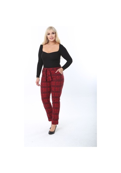 Sea Queen Kadın Büyük Beden Yüksek Bel Kuşaklı Desenli Kaşkorse Pantolon Kırmızı Ekoseli - 691783498 Kırmızı Ekoseli Sea Queen Kadın Büyük Beden Yüksek Bel Kuşaklı Desenli Kaşkorse Pantolon Kırmızı Ekoseli - 691783498 Kırmızı Ekoseli