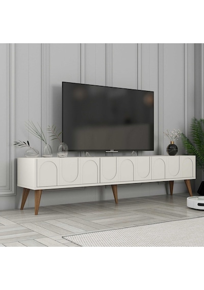 Variant Lyon 3 Lü Salon Takımı - Krem / Ceviz