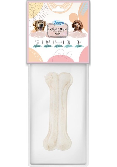 Jooys Beyaz Pres Kemik 15 Cm Tekli