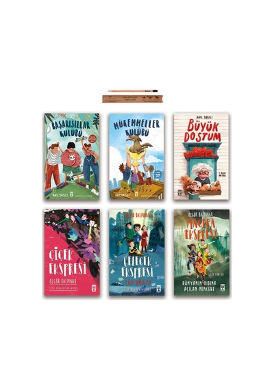 Mükemmeller Kulübü - Başarısızlar Kulübü - Macera Gelecek Çiçek Ekspresi Set 6 Kitap