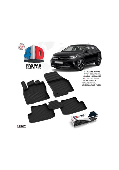 S-dizayn Vw Taigo 4d Havuzlu Paspas 2021 Üzeri A+kalite
