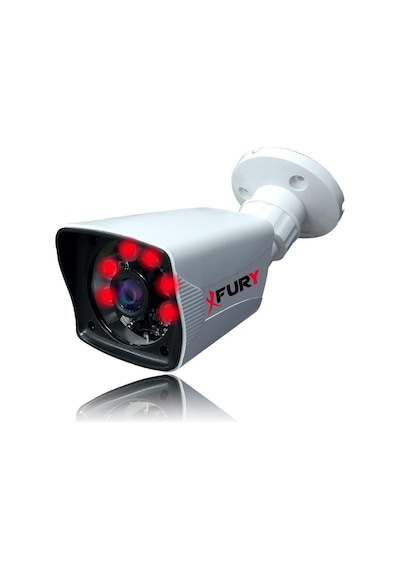 Fury 5525 5 MP 3.6 MM Lensli 1080P 6 Atom LED Gece Görüşlü Full HD Güvenlik Kamerası Fury 5525 5 MP 3.6 MM Lensli 1080P 6 Atom LED Gece Görüşlü Full HD Güvenlik Kamerası