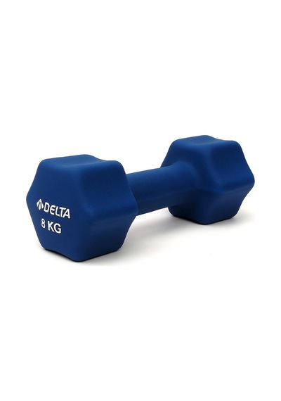 Delta 8 Kg X 1 Adet Deluxe Pvc Kaplama Lacivert Demir Dambıl