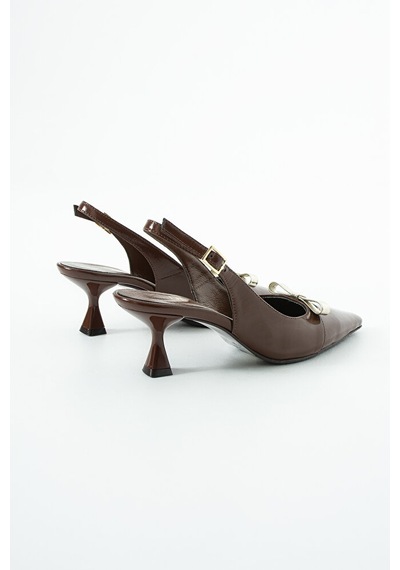 Dericia Shoes Thunder Hakiki Deri Rugan Kadın Fiyonk Detaylı İnce Topuklu Ayakk Kahverengi Dericia Shoes Thunder Hakiki Deri Rugan Kadın Fiyonk Detaylı İnce Topuklu Ayakk Kahverengi