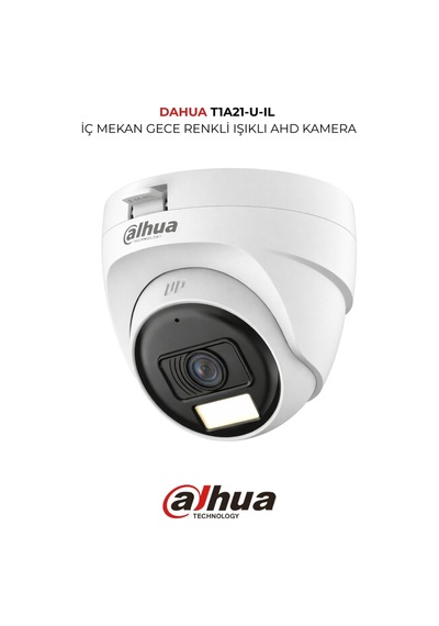 Hac T1a21p U Il 2mp Güvenlik Kamerası Cvı Tvı Ahd Cvbs Gece Renkli