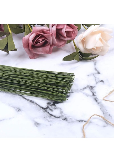 Roco Paper Çiçek Teli No:24 1 Mm - 38 Adet 60 Cm - Yeşil
