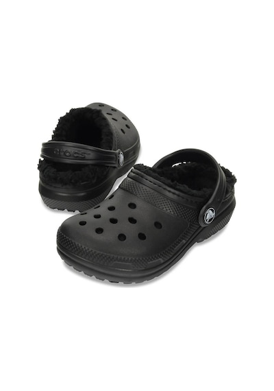 Crocs Classic Lined Clog T Çocuk Terlik - Siyah