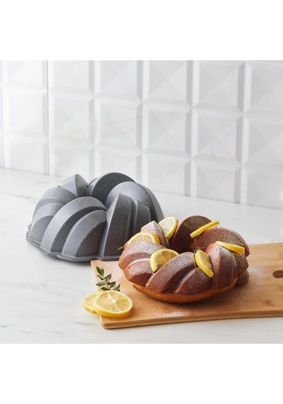Karaca Cake Pro Örgü Döküm Kek Kalıbı Antrasit 26 Cm Çok Renkli