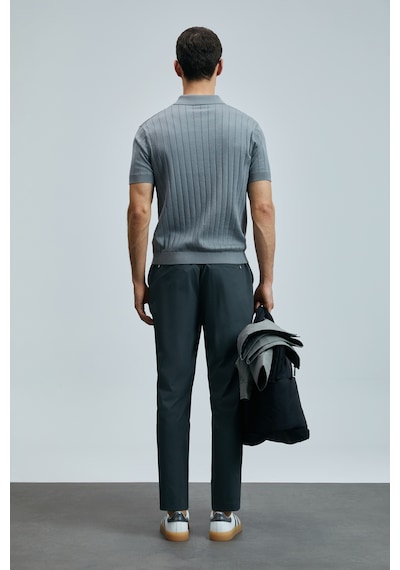 Lufian Alex Smart Erkek Chino Pantolon Slim Fit Yeşil Yeşil 111190348100600 Yeşil