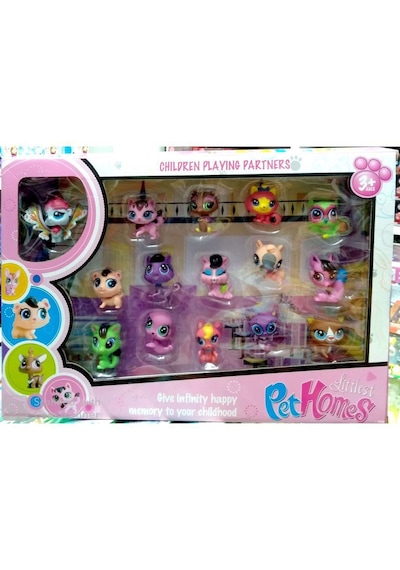 Oyuncak Miniş Seti 15li Miniş Seti Littlest Petshop 15 Li Miniş