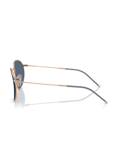 Ray-Ban Rbr 0103s 92023a 53 Round Reverse Unisex Oval Bronz Metal Güneş Gözlüğü Bronz