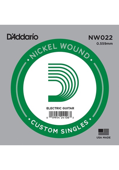 D'addario Nw022 Nickel Wound Elektro/akustik Gitar Tek Teli - .02