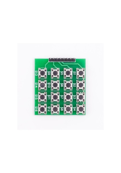 16 Butonlu 4x4 Matrix Tuş Takımı